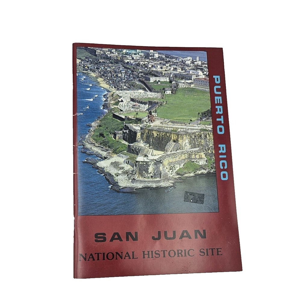 San Juan Puerto Rico National Historic Site Travel Guide Booklet 1983
